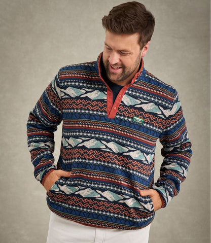 Men's Sweater Fleece Pullover, Print / L.L.Bean