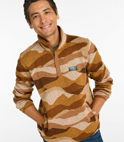 Men's Sweater Fleece Pullover, Print / L.L.Bean