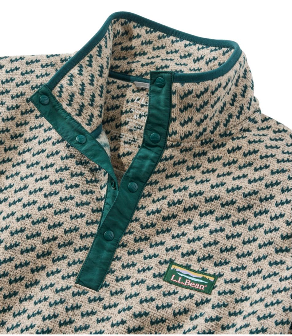 Men's Sweater Fleece Pullover, Print / L.L.Bean