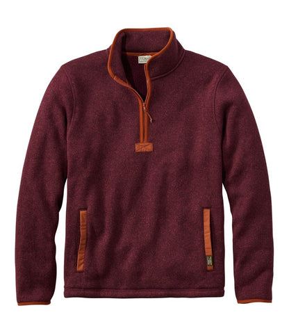 Men's Bean's Sweater Fleece Half-Zip Pullover / L.L.Bean