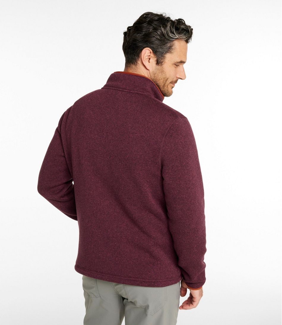 Men's Bean's Sweater Fleece Half-Zip Pullover / L.L.Bean