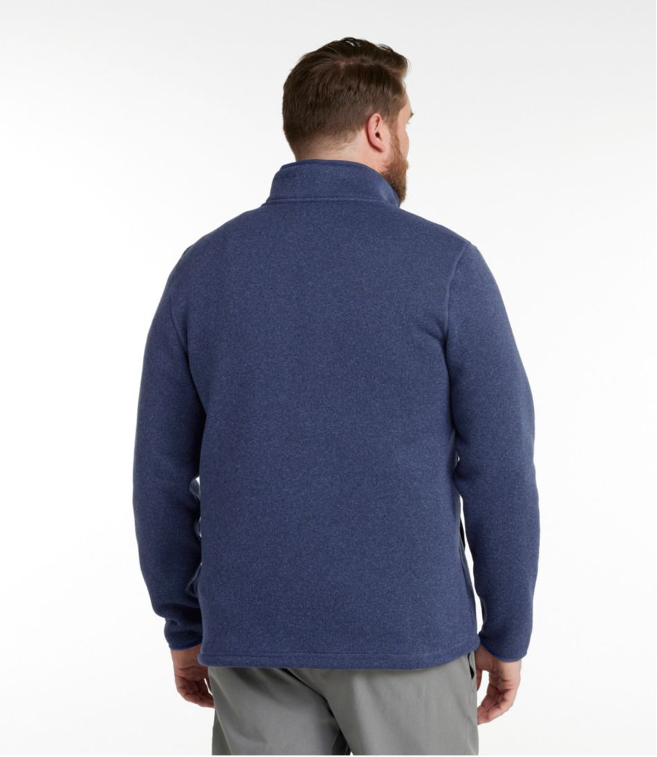 Men's Bean's Sweater Fleece Half-Zip Pullover / L.L.Bean