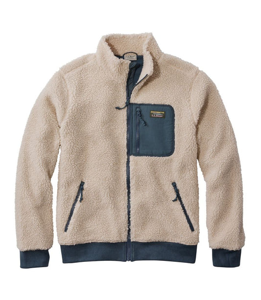 Men's Bean's Sherpa Fleece Jacket / L.L.Bean