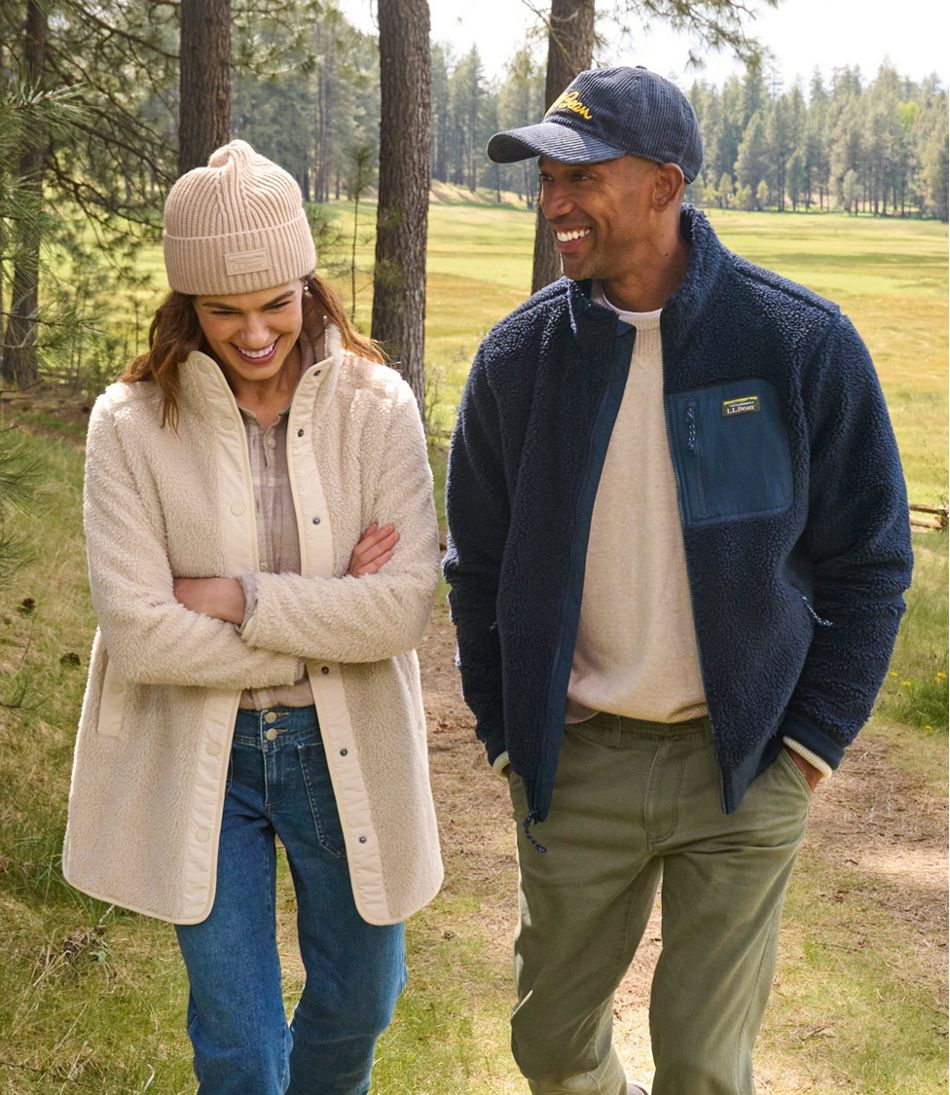 Men's Bean's Sherpa Fleece Jacket / L.L.Bean