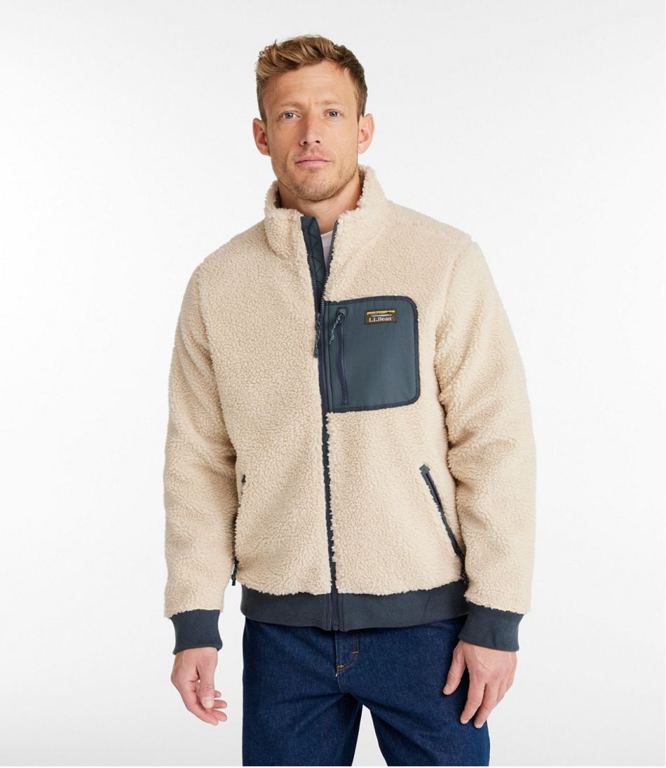 Men's Bean's Sherpa Fleece Jacket / L.L.Bean