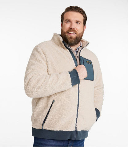 Men's Bean's Sherpa Fleece Jacket / L.L.Bean