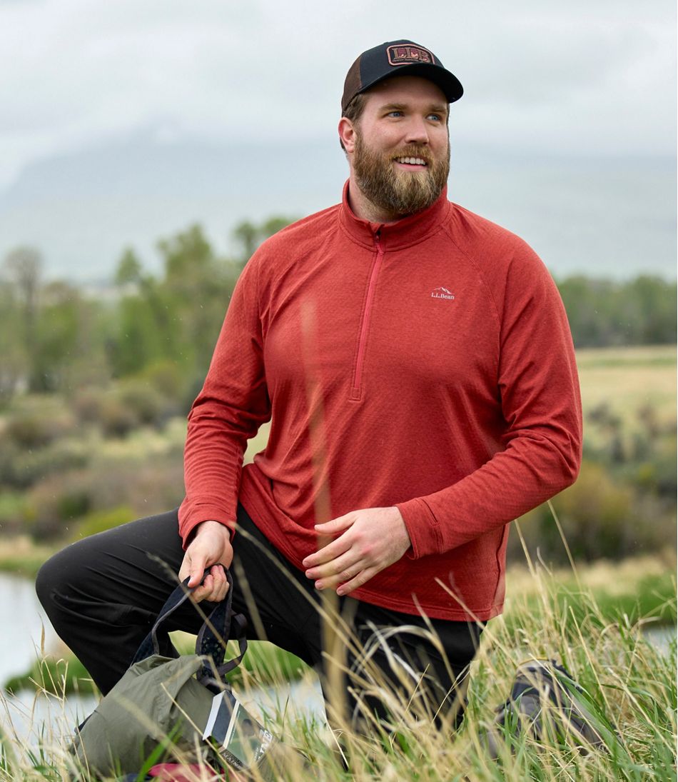 Men's Adventure Grid Fleece, Quarter-Zip / L.L.Bean