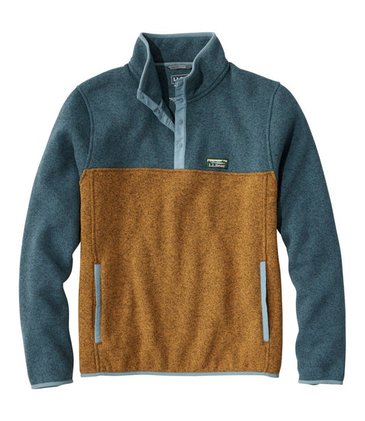 Men's Sweater Fleece Pullover, Colorblock / L.L.Bean