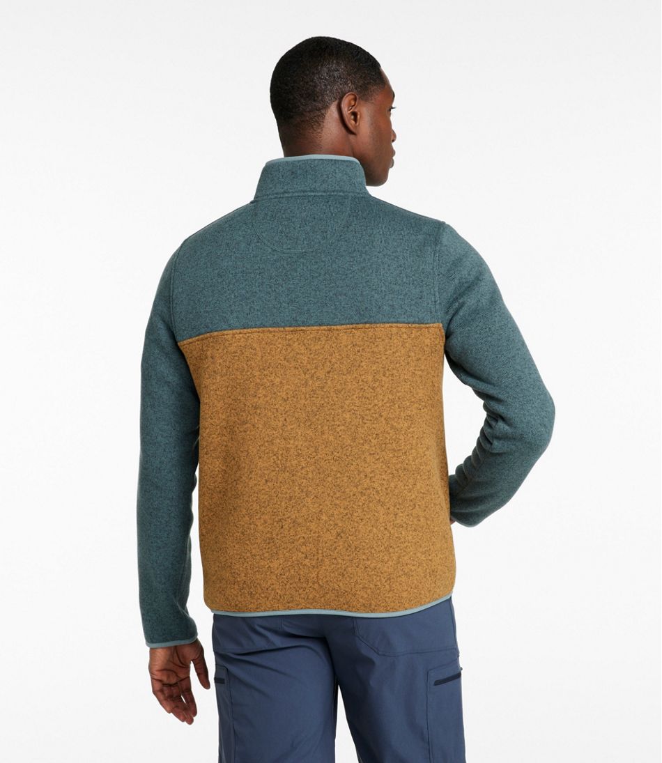 Men's Sweater Fleece Pullover, Colorblock / L.L.Bean