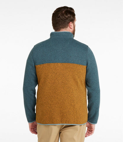 Men's Sweater Fleece Pullover, Colorblock / L.L.Bean