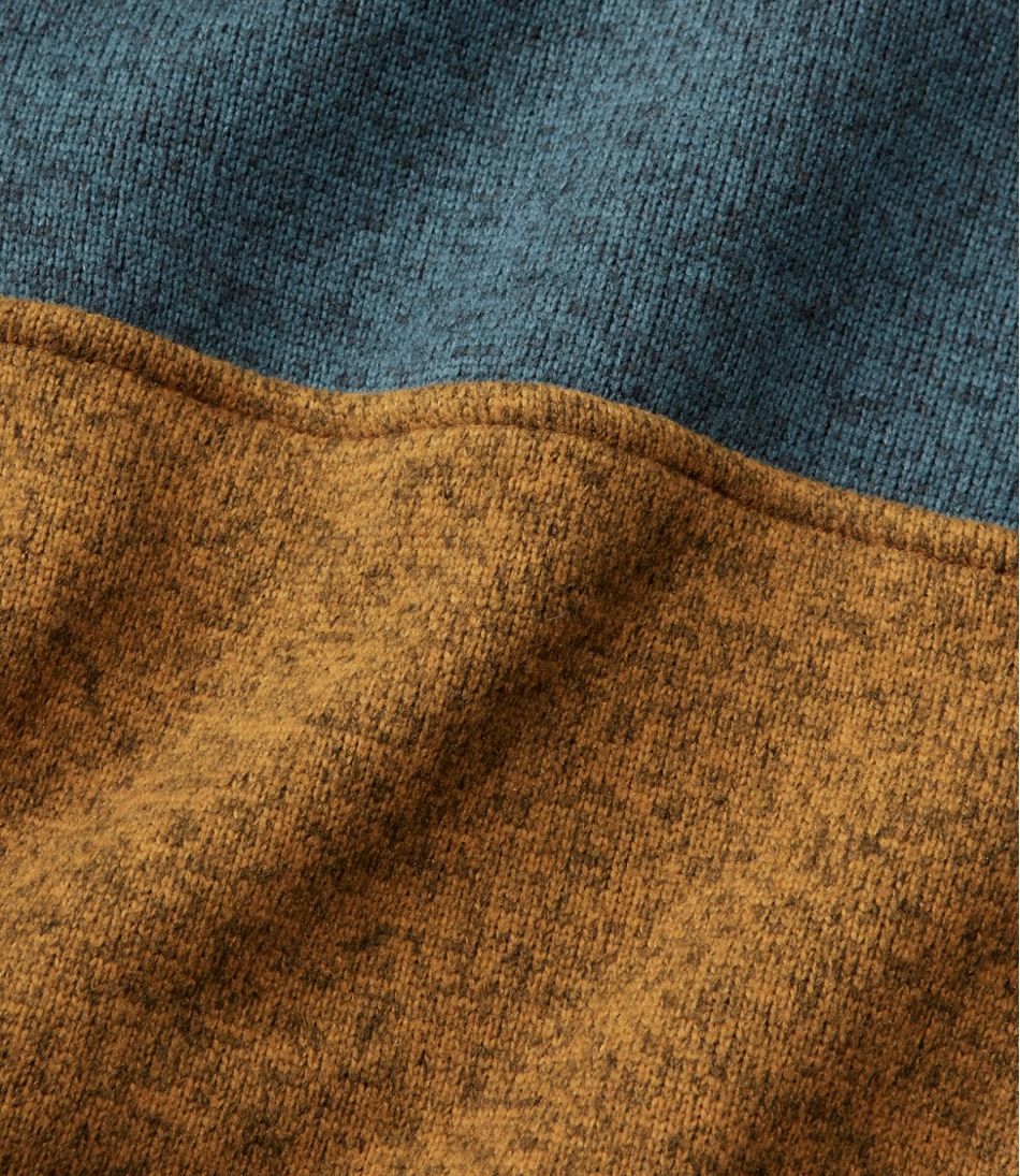 Men's Sweater Fleece Pullover, Colorblock / L.L.Bean