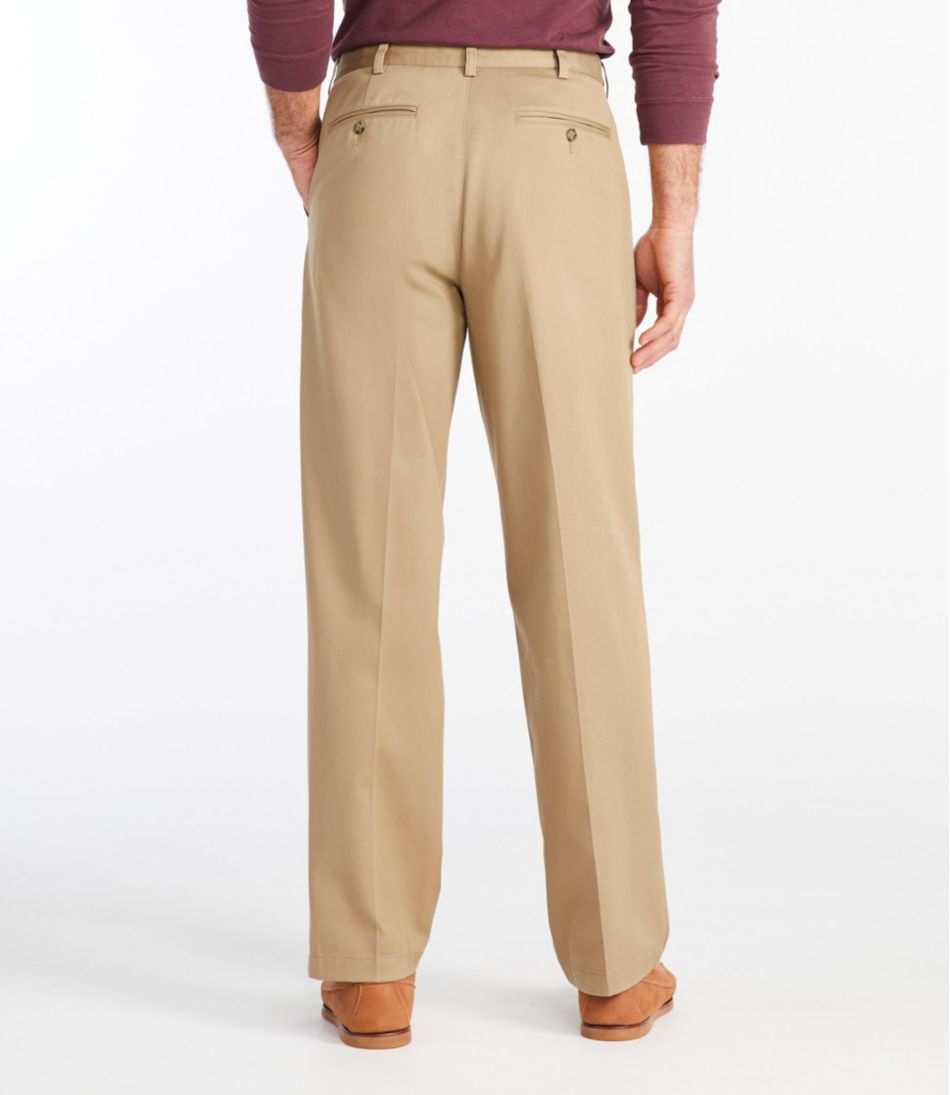 Men's Wrinkle-Free Double L® Chinos, Natural Fit, Hidden Comfort, Plain Front / L.L.Bean