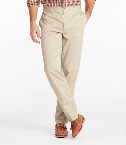 Men's Wrinkle-Free Double L® Chinos, Classic Fit, Plain Front / L.L.Bean