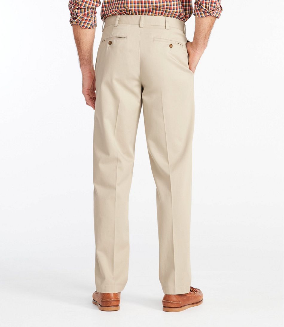 Men's Wrinkle-Free Double L® Chinos, Classic Fit, Plain Front / L.L.Bean
