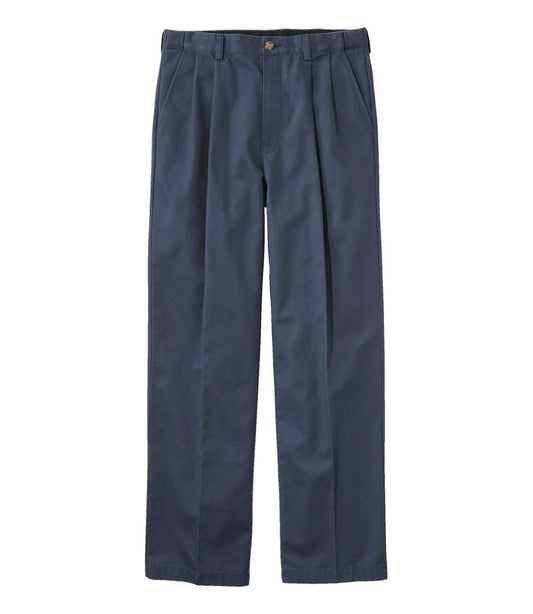 Men's Wrinkle-Free Double L® Chinos, Natural Fit, Hidden Comfort, Pleated / L.L.Bean