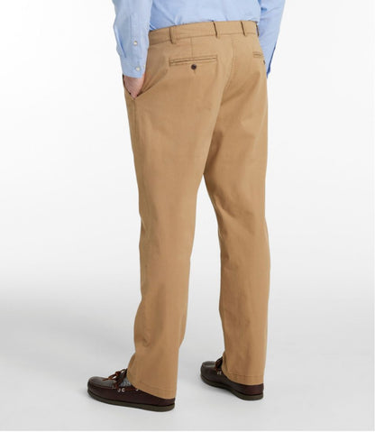 Men's Lakewashed® Stretch Khakis, Standard Athletic Fit, Tapered Leg / L.L.Bean
