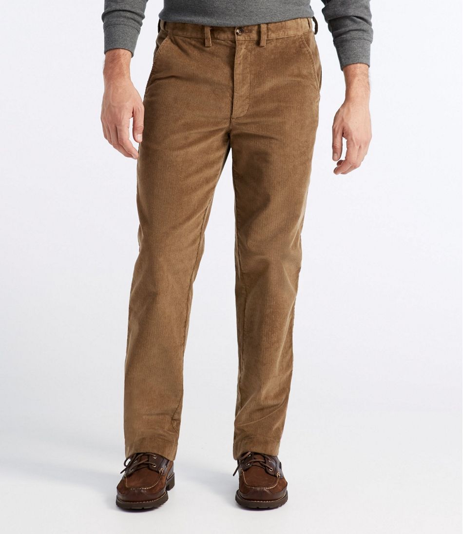 Men's Stretch Country Corduroy Pants, Natural Fit, Plain Front, Hidden Comfort / L.L.Bean