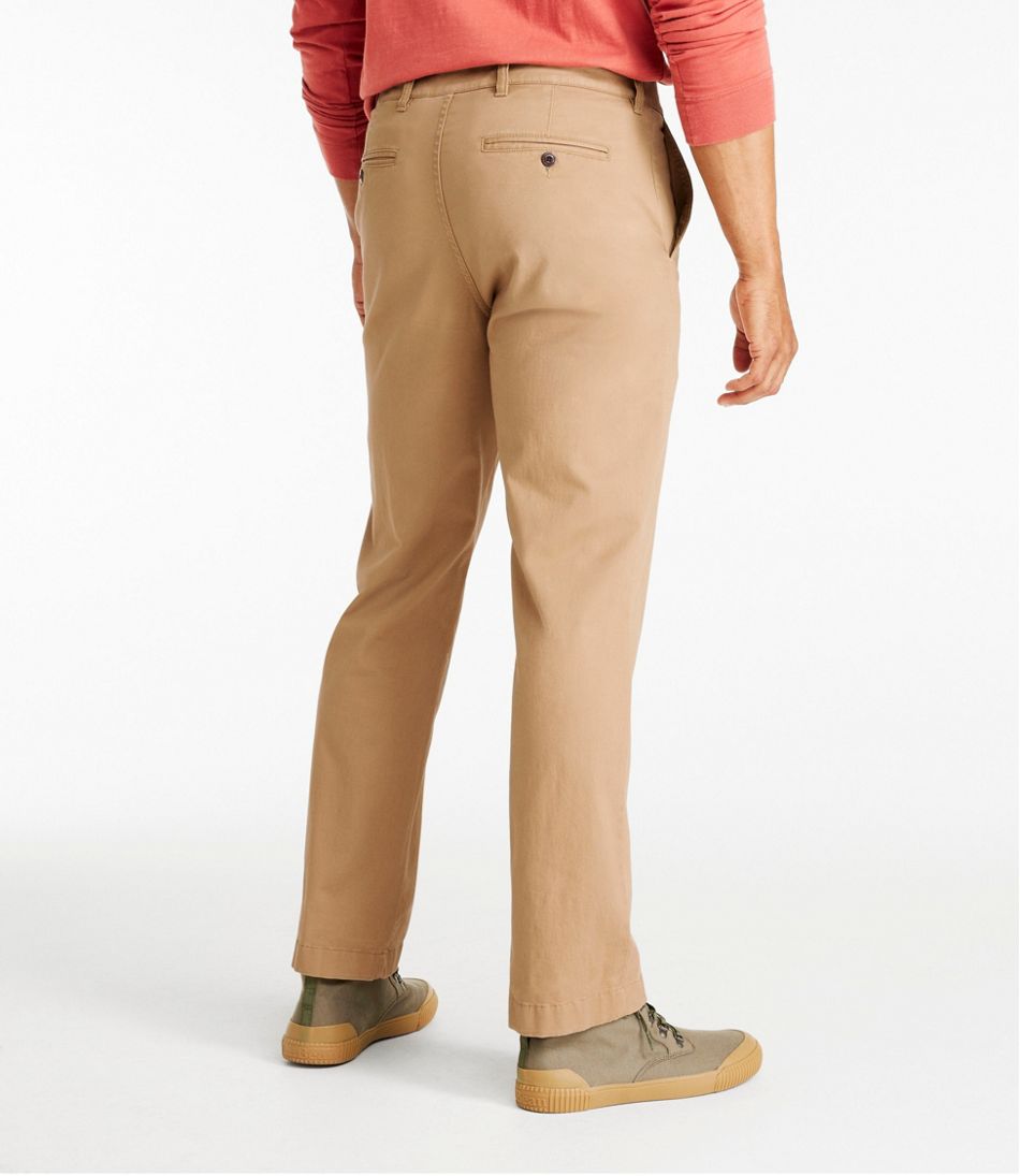 Men's Lakewashed® Stretch Khakis, Standard Fit, Straight Leg / L.L.Bean