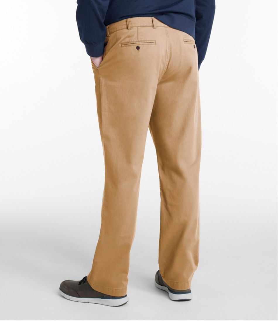 Men's Lakewashed® Stretch Khakis, Standard Fit, Straight Leg / L.L.Bean