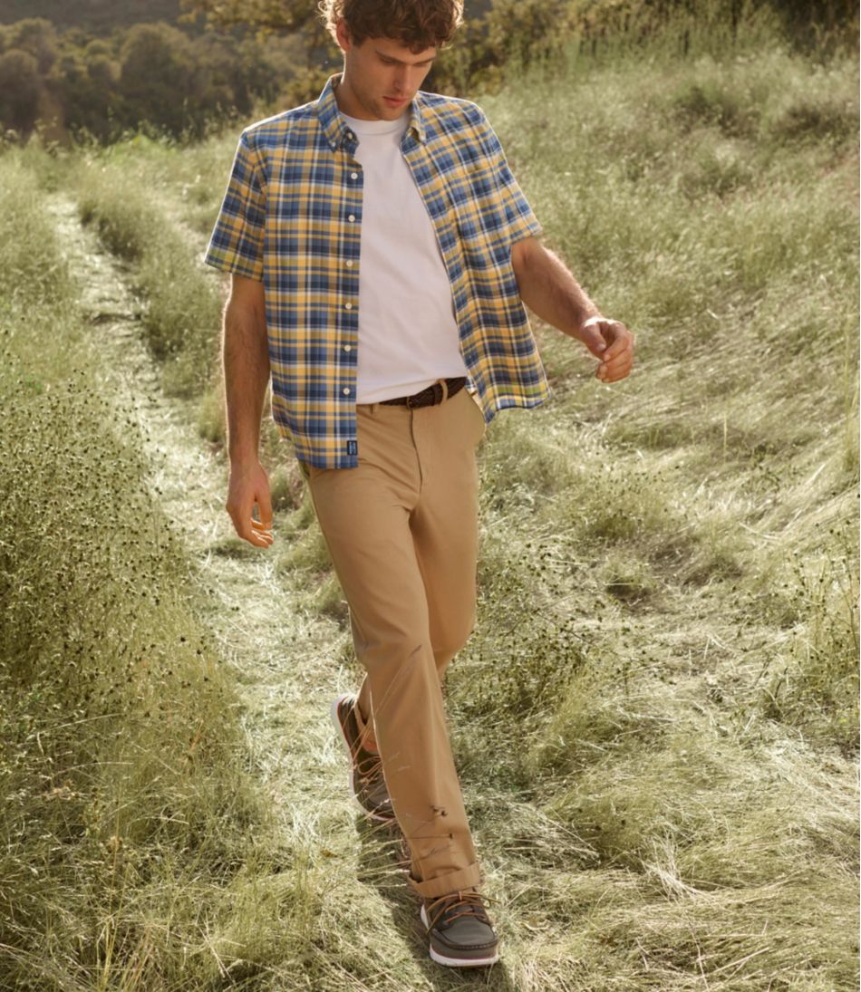 Men's Lakewashed® Stretch Khakis, Standard Fit, Straight Leg / L.L.Bean