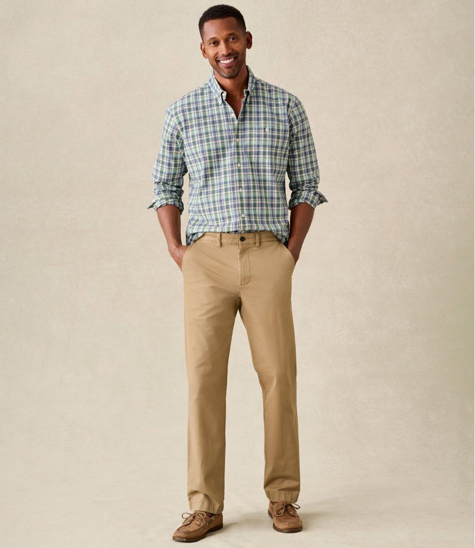 Men's Lakewashed® Stretch Khakis, Standard Fit, Straight Leg / L.L.Bean