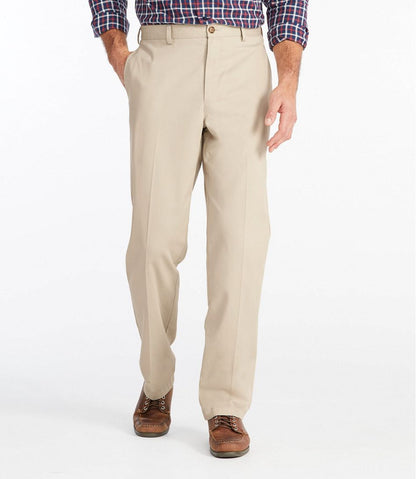 Men's Wrinkle-Free Double L® Chinos, Natural Fit, Plain Front / L.L.Bean