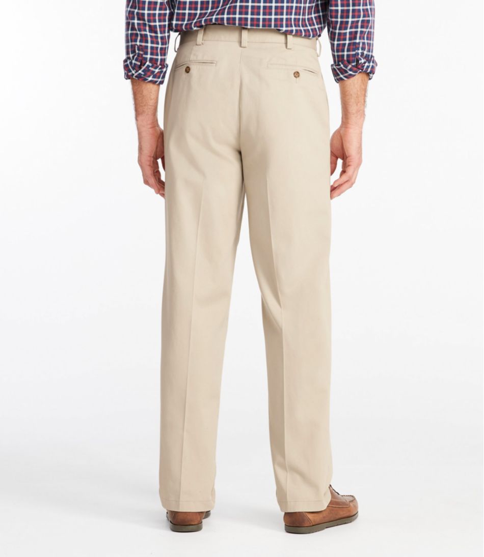 Men's Wrinkle-Free Double L® Chinos, Natural Fit, Plain Front / L.L.Bean