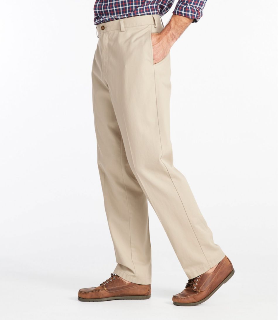 Men's Wrinkle-Free Double L® Chinos, Natural Fit, Plain Front / L.L.Bean