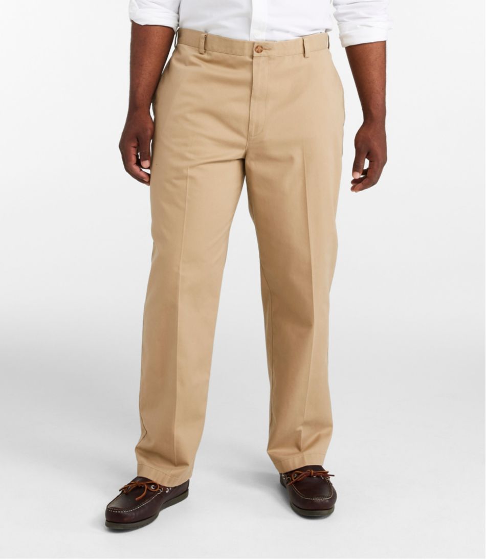 Men's Wrinkle-Free Double L® Chinos, Natural Fit, Plain Front / L.L.Bean