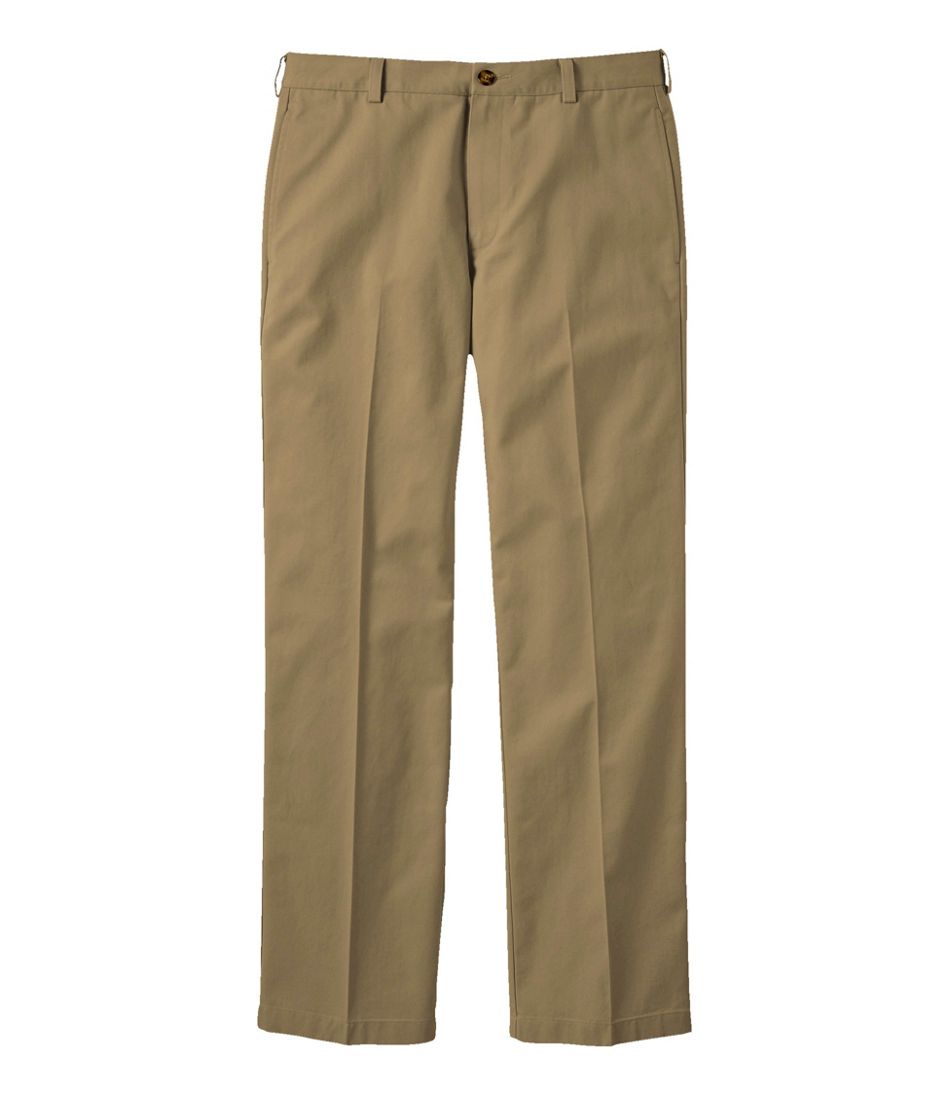 Men's Wrinkle-Free Double L® Chinos, Standard Fit, Plain Front / L.L.Bean