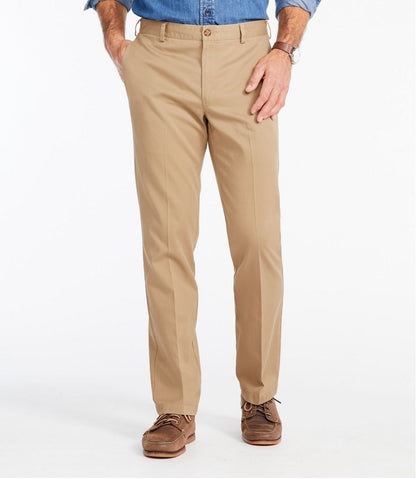 Men's Wrinkle-Free Double L® Chinos, Standard Fit, Plain Front / L.L.Bean