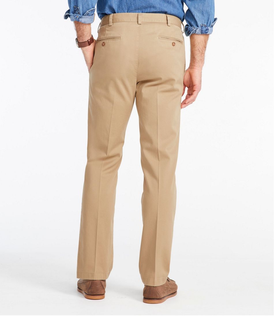 Men's Wrinkle-Free Double L® Chinos, Standard Fit, Plain Front / L.L.Bean