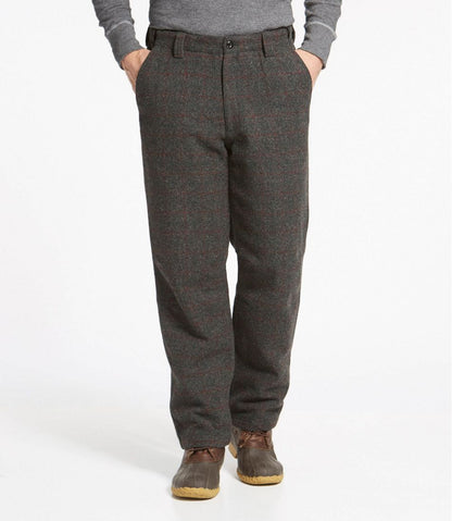 Men's Maine Guide Wool Pants with PrimaLoft, Plaid / L.L.Bean