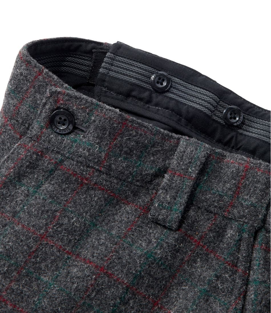 Men's Maine Guide Wool Pant, Malone Plaid / L.L.Bean