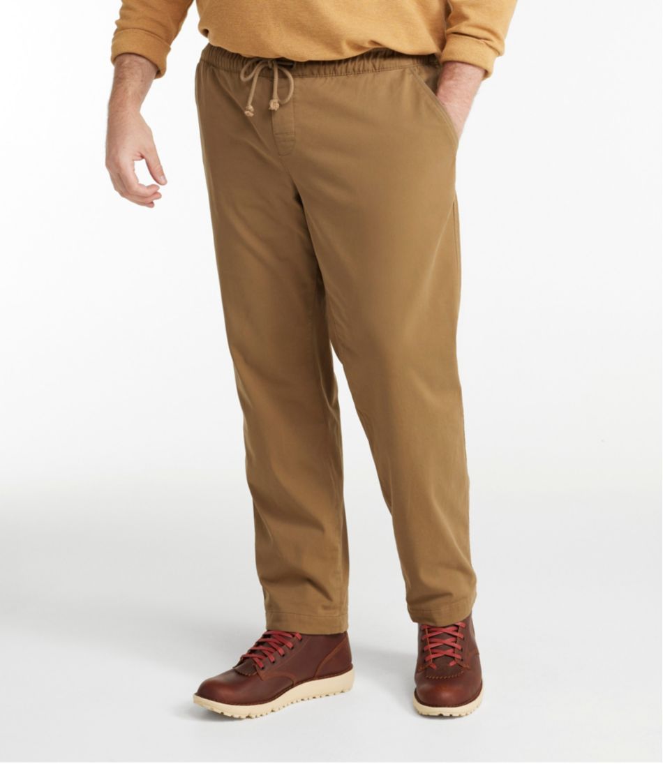 Men's Comfort Stretch Dock Pants, Standard Fit, Straight Leg, Flannel-Lined / L.L.Bean