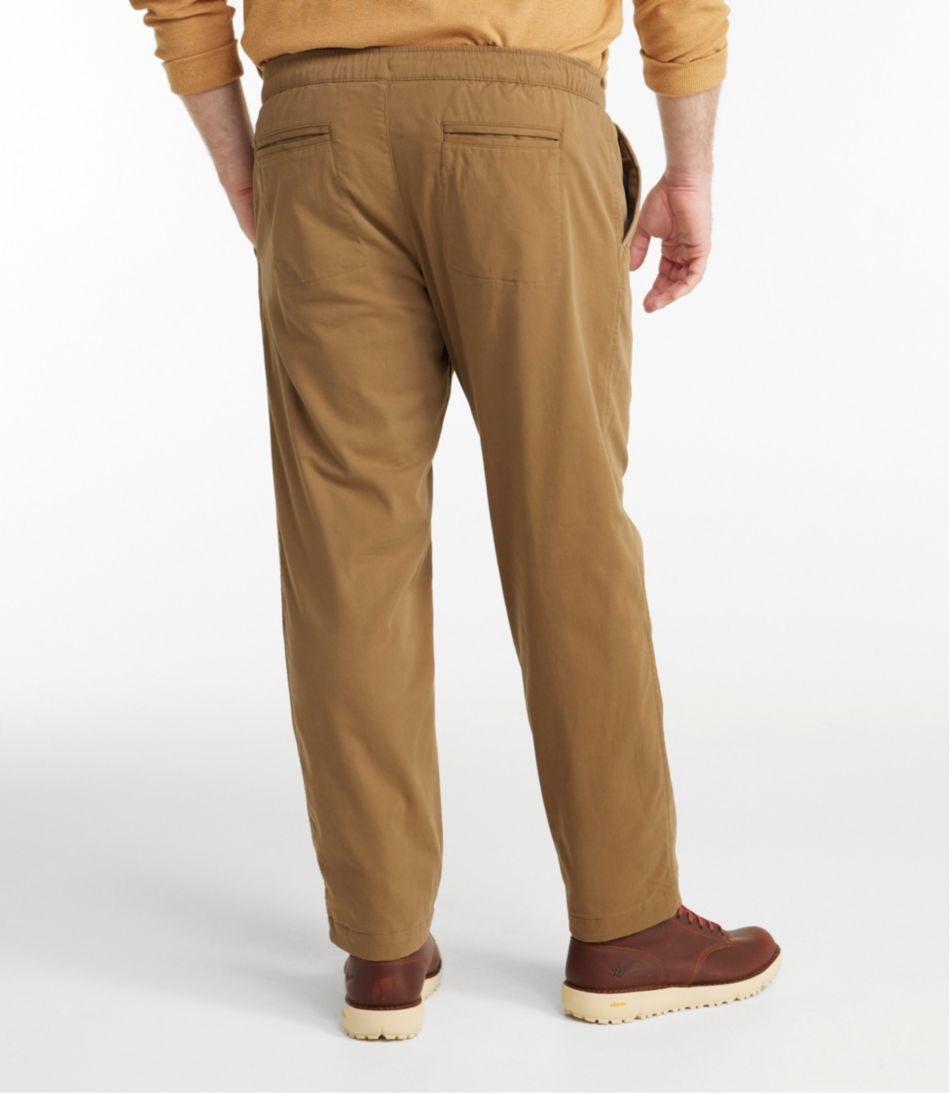Men's Comfort Stretch Dock Pants, Standard Fit, Straight Leg, Flannel-Lined / L.L.Bean