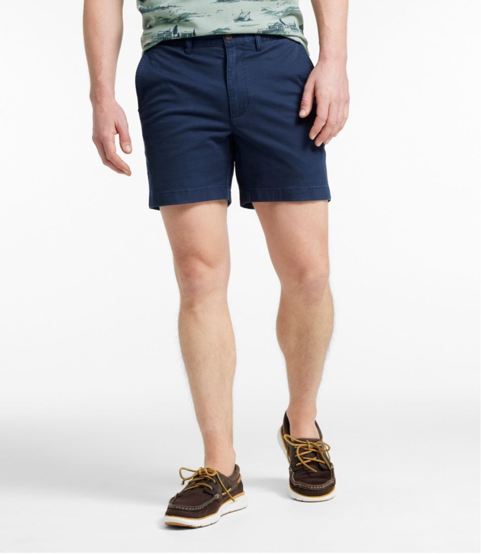 Men's Lakewashed® Stretch Khaki Shorts, 6" / L.L.Bean