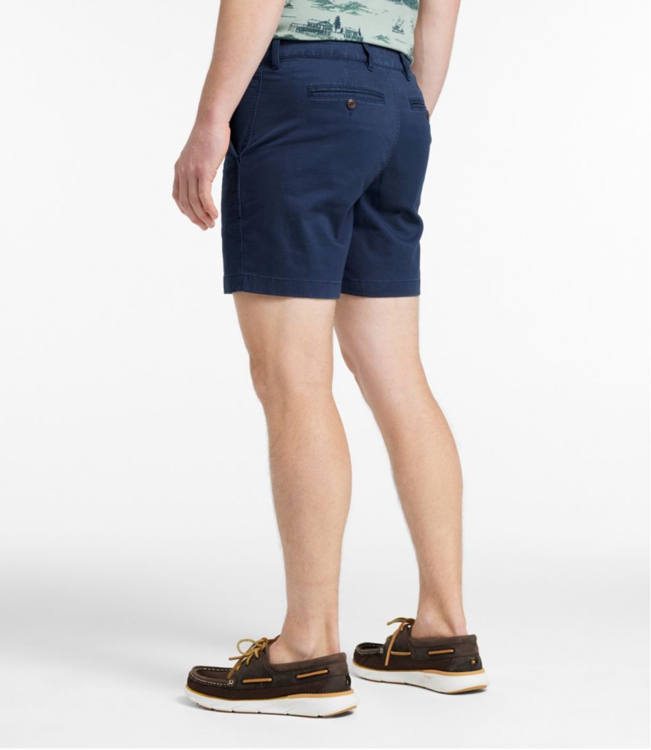 Men's Lakewashed® Stretch Khaki Shorts, 6" / L.L.Bean
