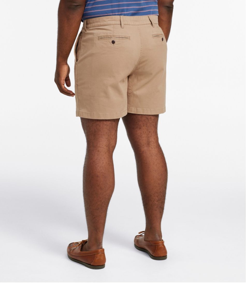 Men's Lakewashed® Stretch Khaki Shorts, 6" / L.L.Bean