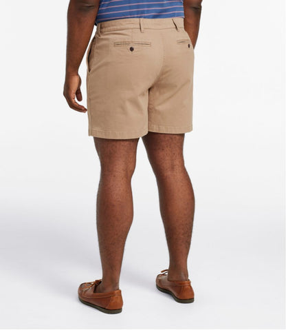 Men's Lakewashed® Stretch Khaki Shorts, 6" / L.L.Bean