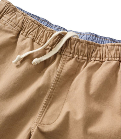 Men's Lakewashed Stretch Khaki Shorts, Pull-On, 8" / L.L.Bean