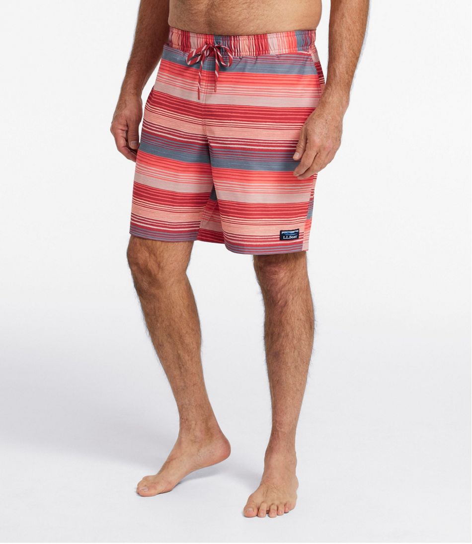 Men's Vacationland Stretch Swim Trunks, Print, 8" / L.L.Bean