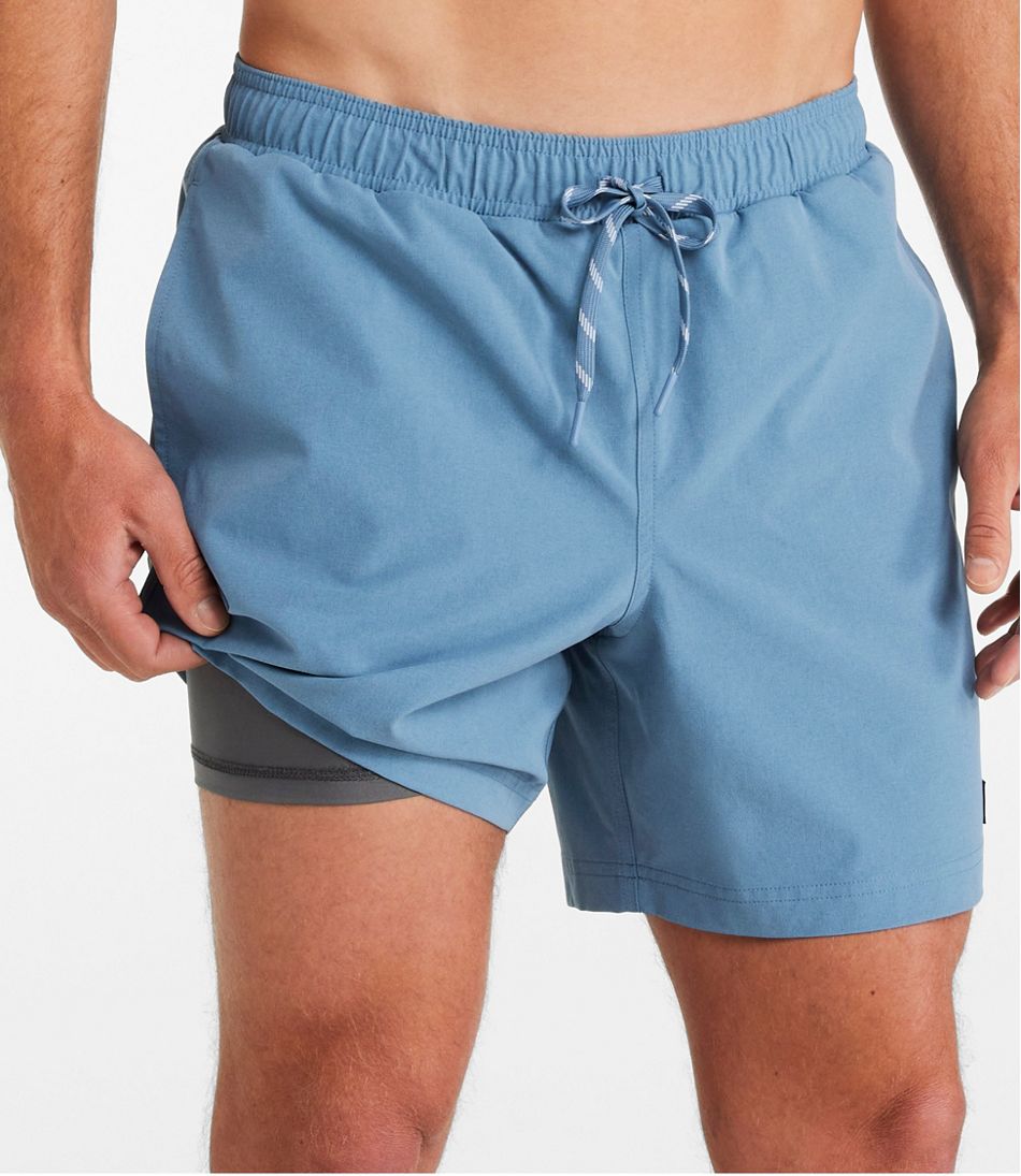 Men's Vacationland Stretch Swim Trunks, 6" / L.L.Bean
