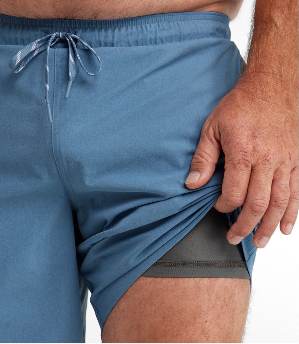 Men's Vacationland Stretch Swim Trunks, 8" / L.L.Bean