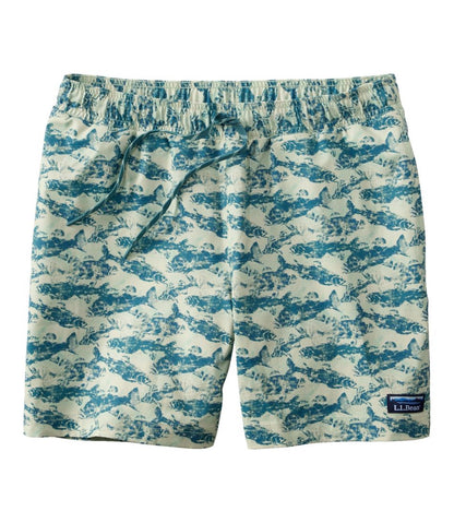 Men's Vacationland Stretch Swim Trunks, Print, 6" / L.L.Bean