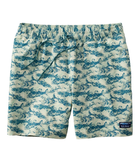 Men's Vacationland Stretch Swim Trunks, Print, 6" / L.L.Bean
