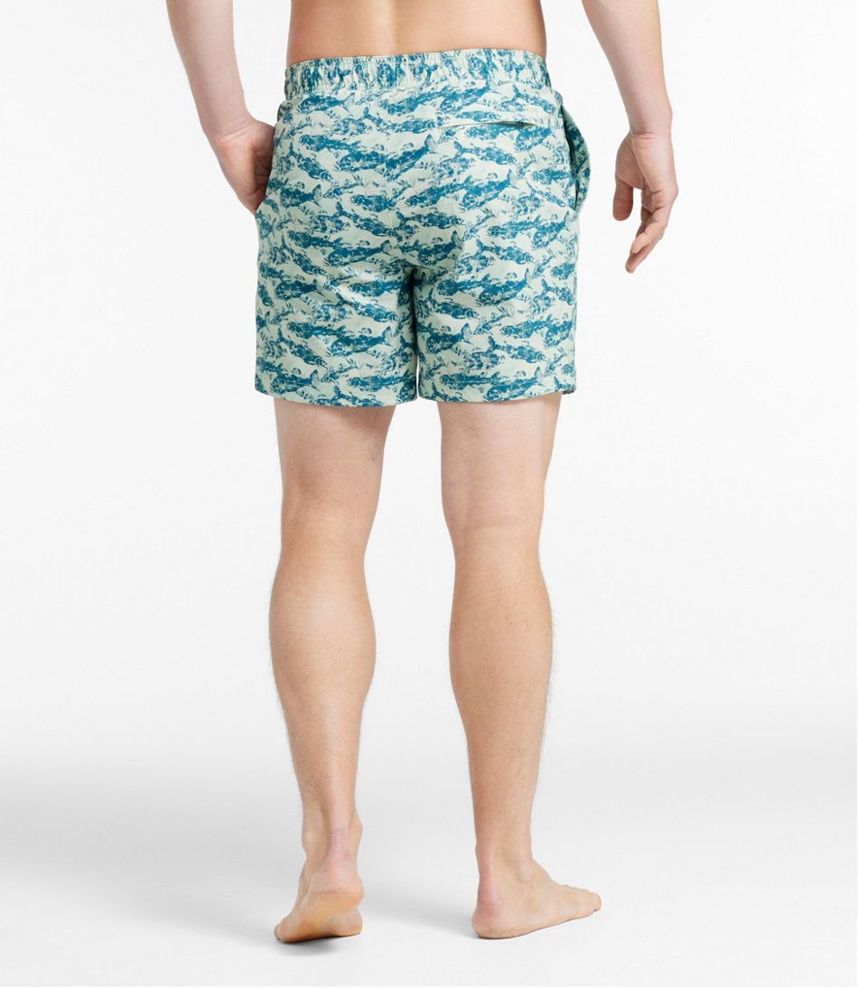 Men's Vacationland Stretch Swim Trunks, Print, 6" / L.L.Bean