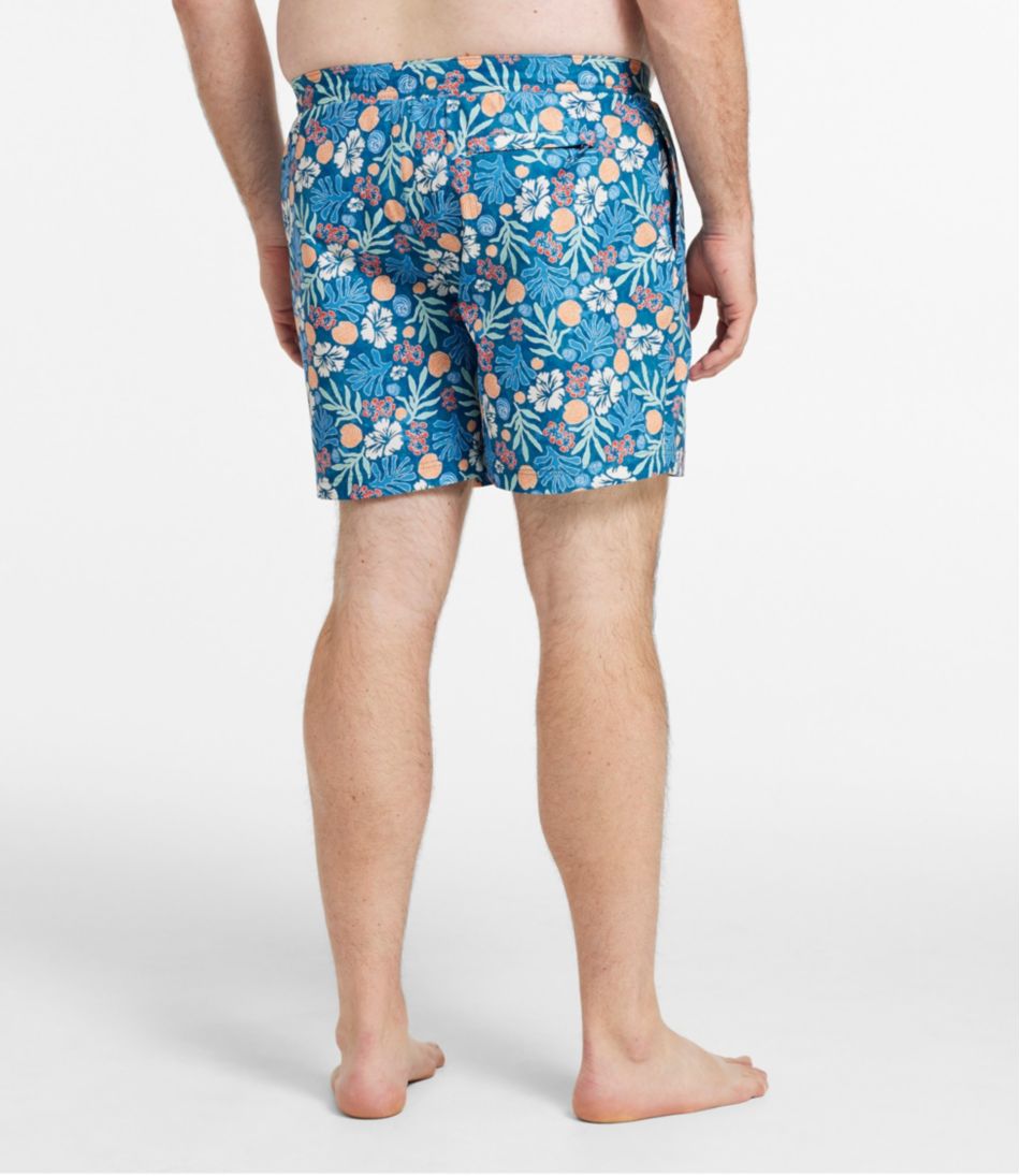 Men's Vacationland Stretch Swim Trunks, Print, 6" / L.L.Bean
