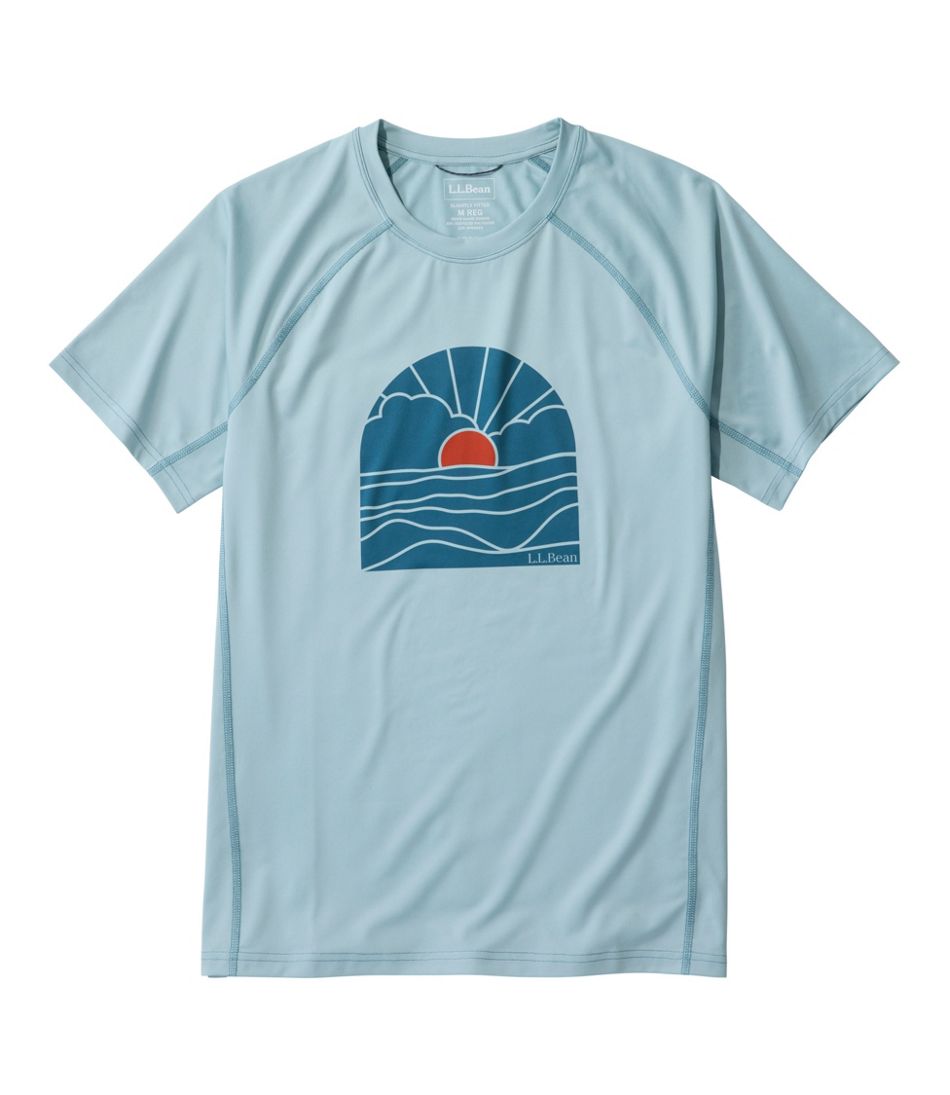 Men's Swift River Cooling Sun Shirt, Short-Sleeve Graphic / L.L.Bean