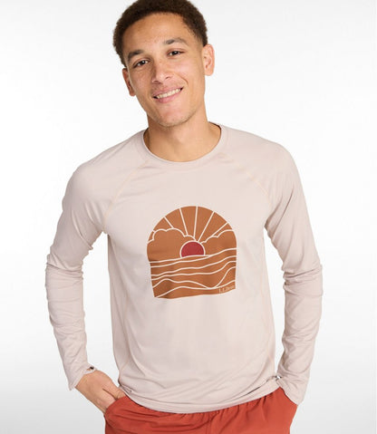 Men's Swift River Cooling Rash Guard, Graphic / L.L.Bean